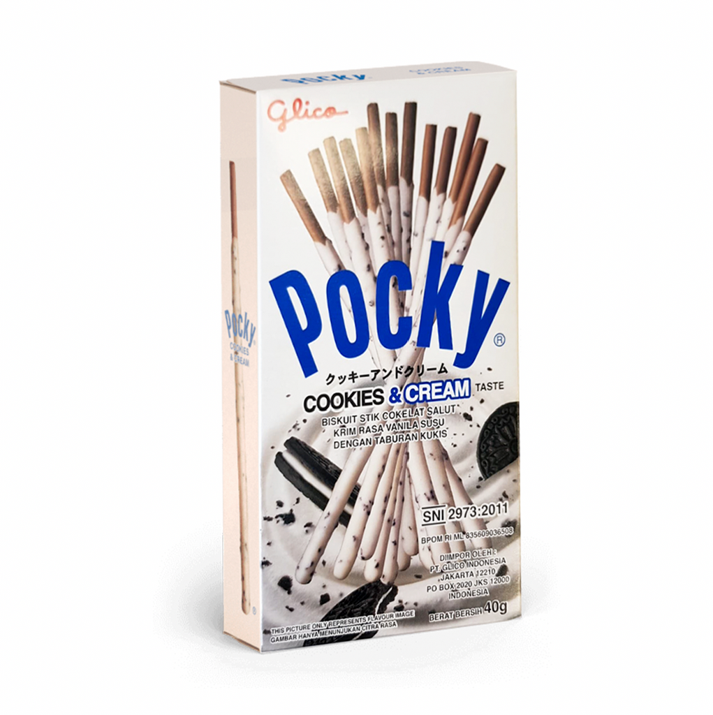 Pocky Cookies N Creme 40g - Sugar Box