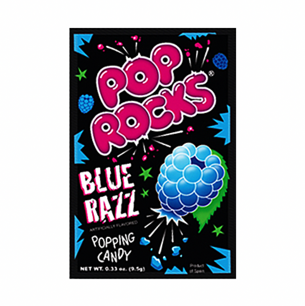 Pop Rocks Blue Razz 9.5g - Sugar Box