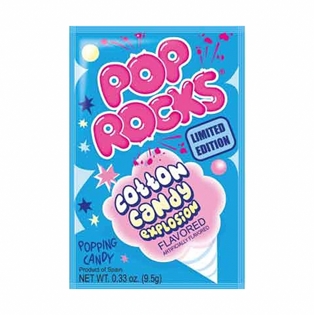 Pop Rocks Cotton Candy 9.5g - Sugar Box