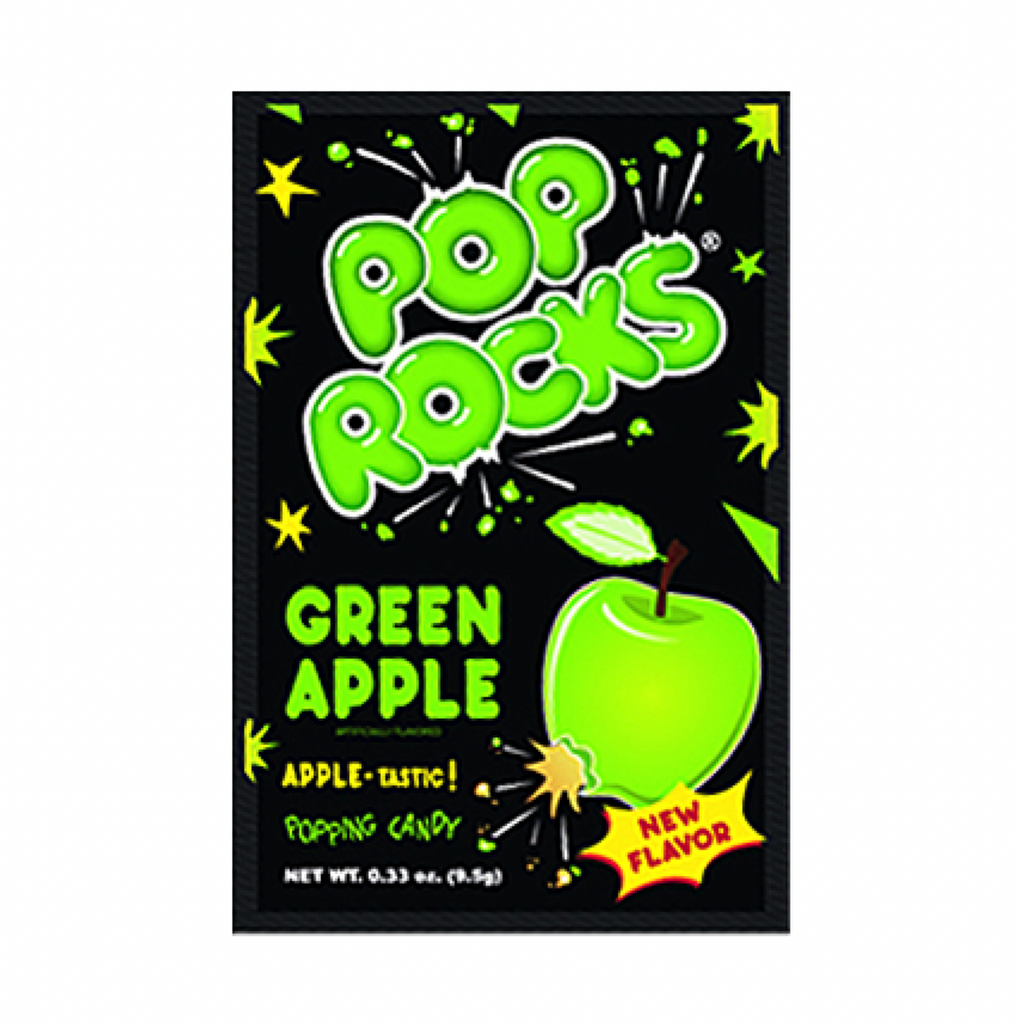 Pop Rocks Green Apple 95g - Sugar Box