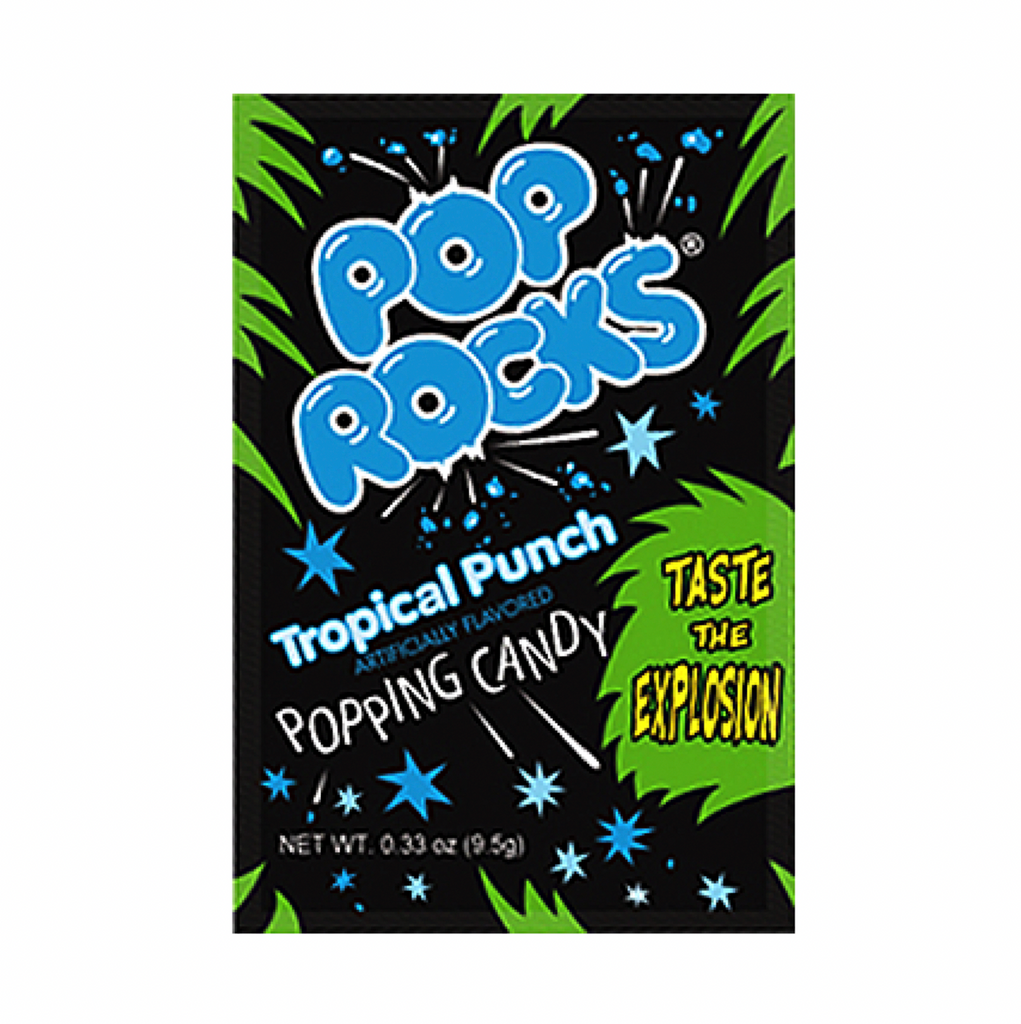 Pop Rocks Tropical Fruit Punch 9.5g - Sugar Box