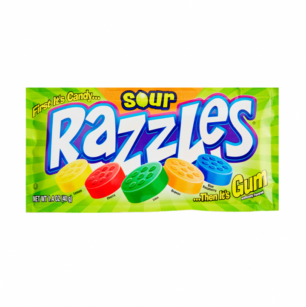 Razzles Sour 40g - Sugar Box