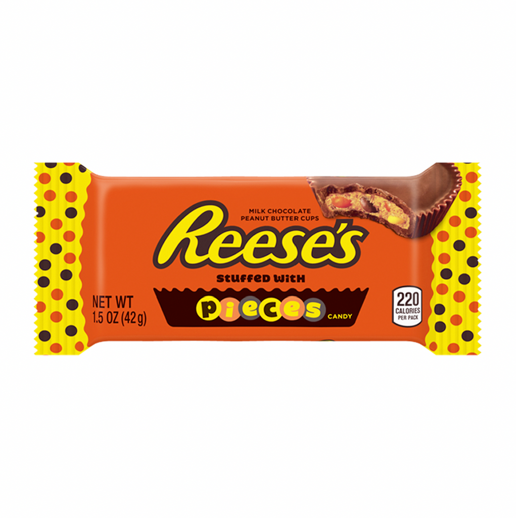 Reese's Peanut Butter Cups with Reese's Pieces 42g - Sugar Box