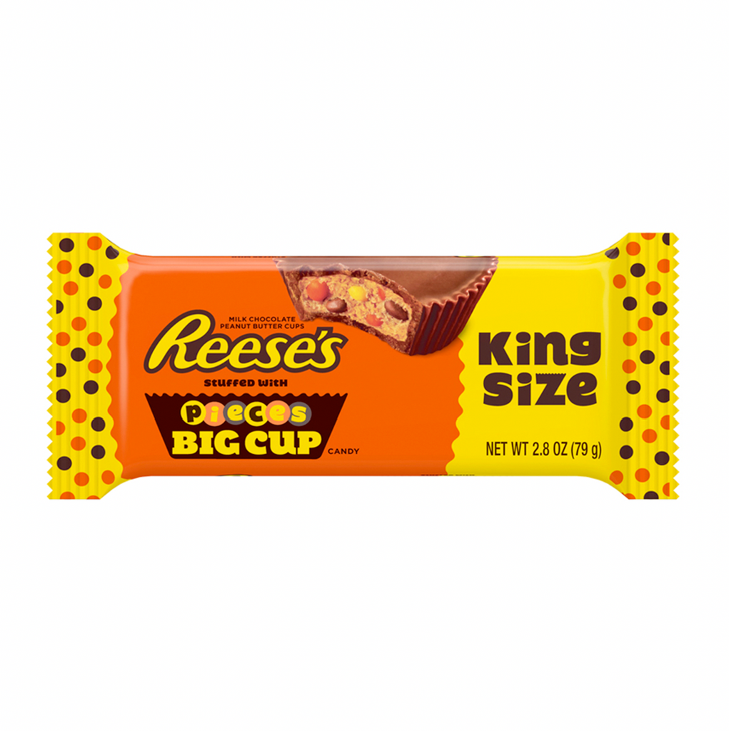Reese's Peanut Butter Cups with Reese's Pieces King Size 79g - Sugar Box