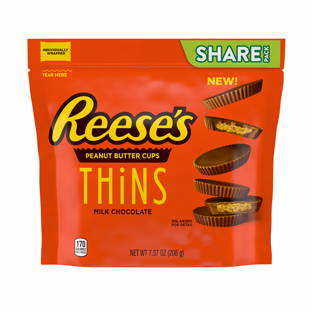 Reese's Thins Milk Chocolate 209g - BEST BEFORE DATED APRIL 22 - Sugar Box