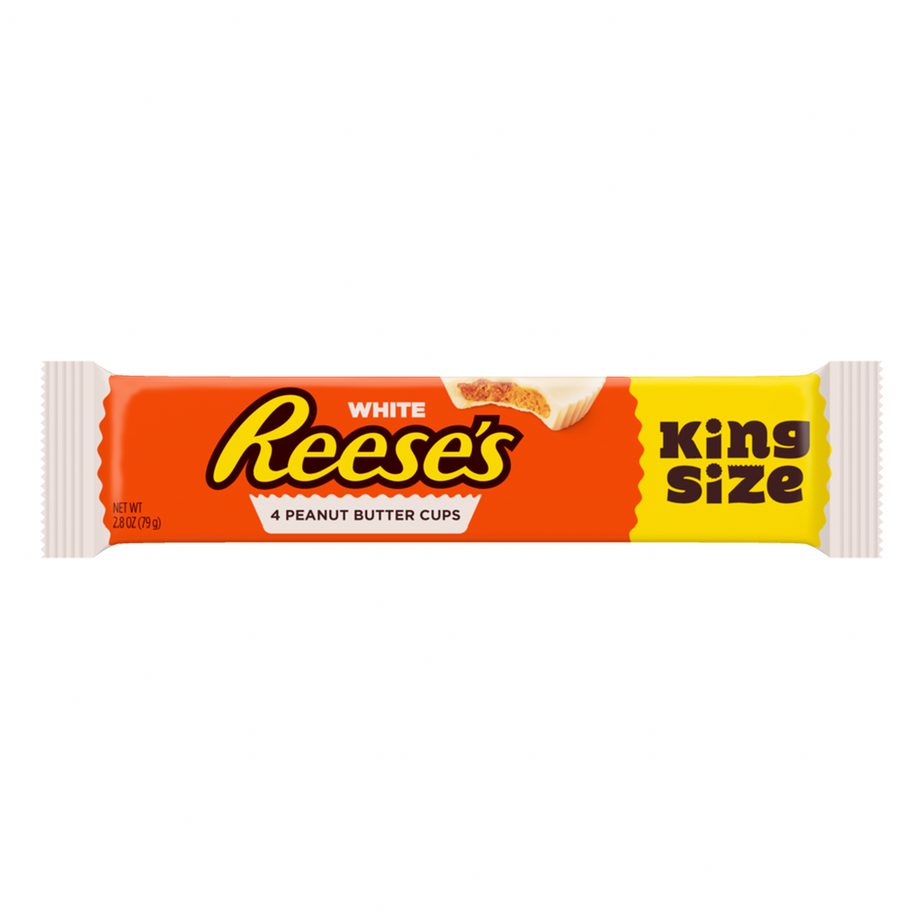 Reese's White Chocolate Peanut Butter Cups King Size 79g - Sugar Box