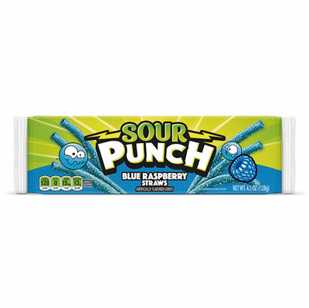 Sour Punch Twists Blue Raspberry 56g - Sugar Box