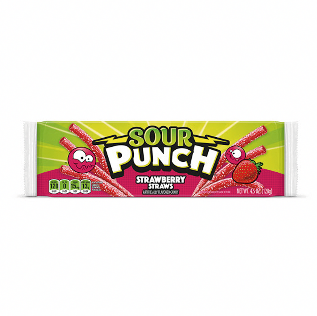 Sour Punch Twists Strawberry 56g - Sugar Box