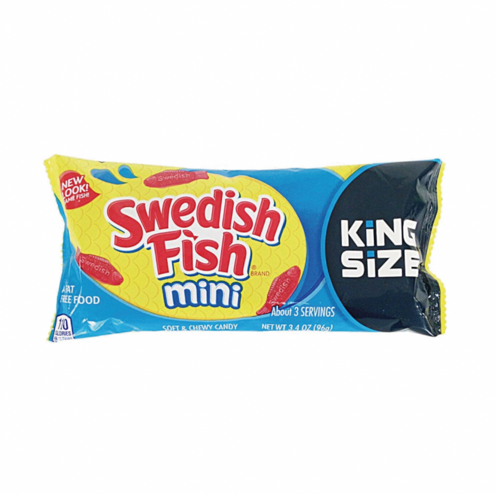 Swedish Fish Mini King Size 96g - BEST BEFORE DATED MAY 22 - Sugar Box
