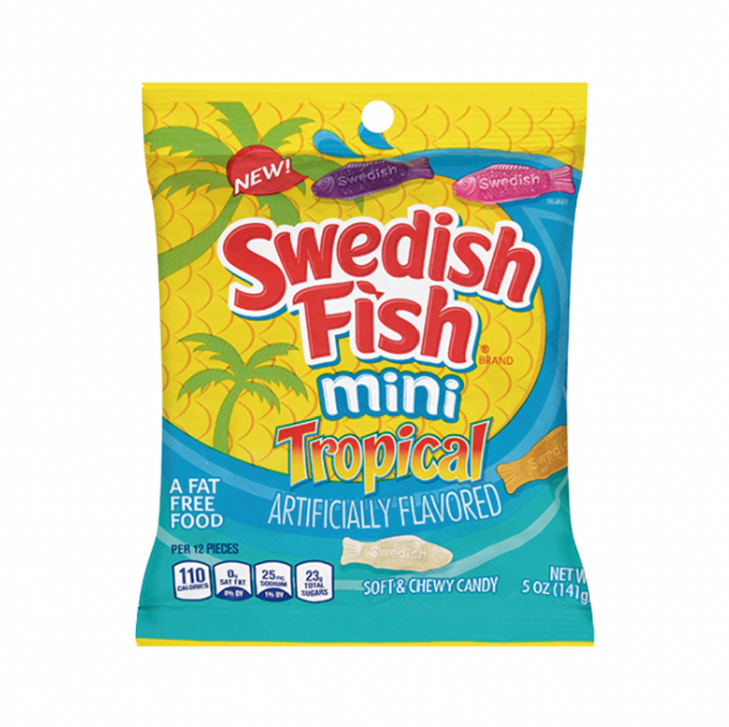 Swedish Fish Mini Tropical 141g - Sugar Box