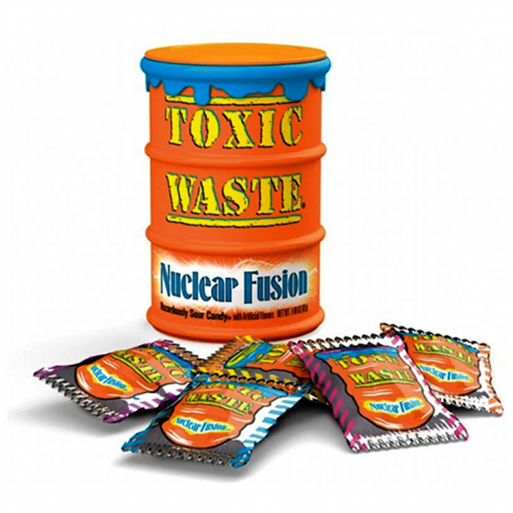 Toxic Waste Nuclear Fusion Drum Extreme Sour Candy 42g - Sugar Box