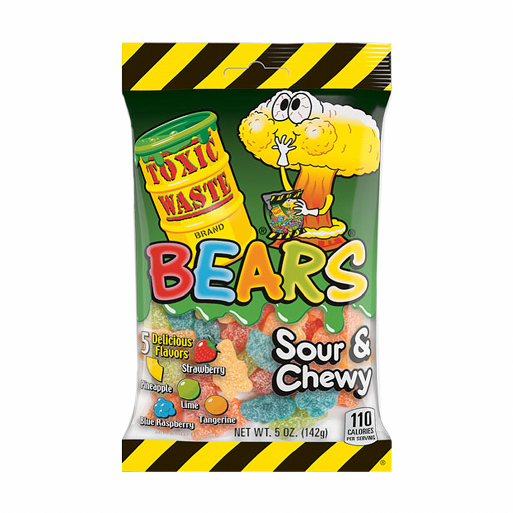 Toxic Waste Sour Gummy Bears 142g - Sugar Box