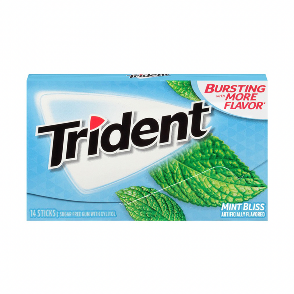Trident Mint Bliss Gum - Sugar Box