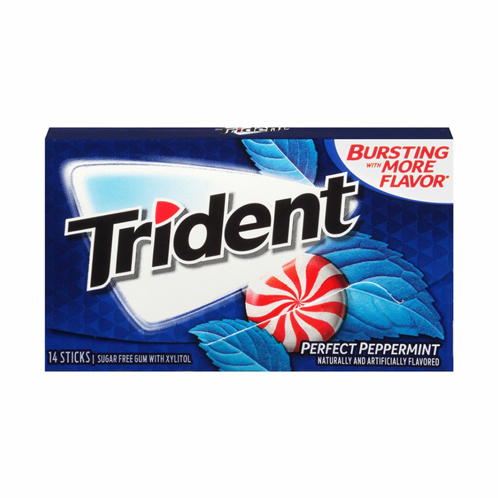 Trident Perfect Peppermint Gum - Sugar Box