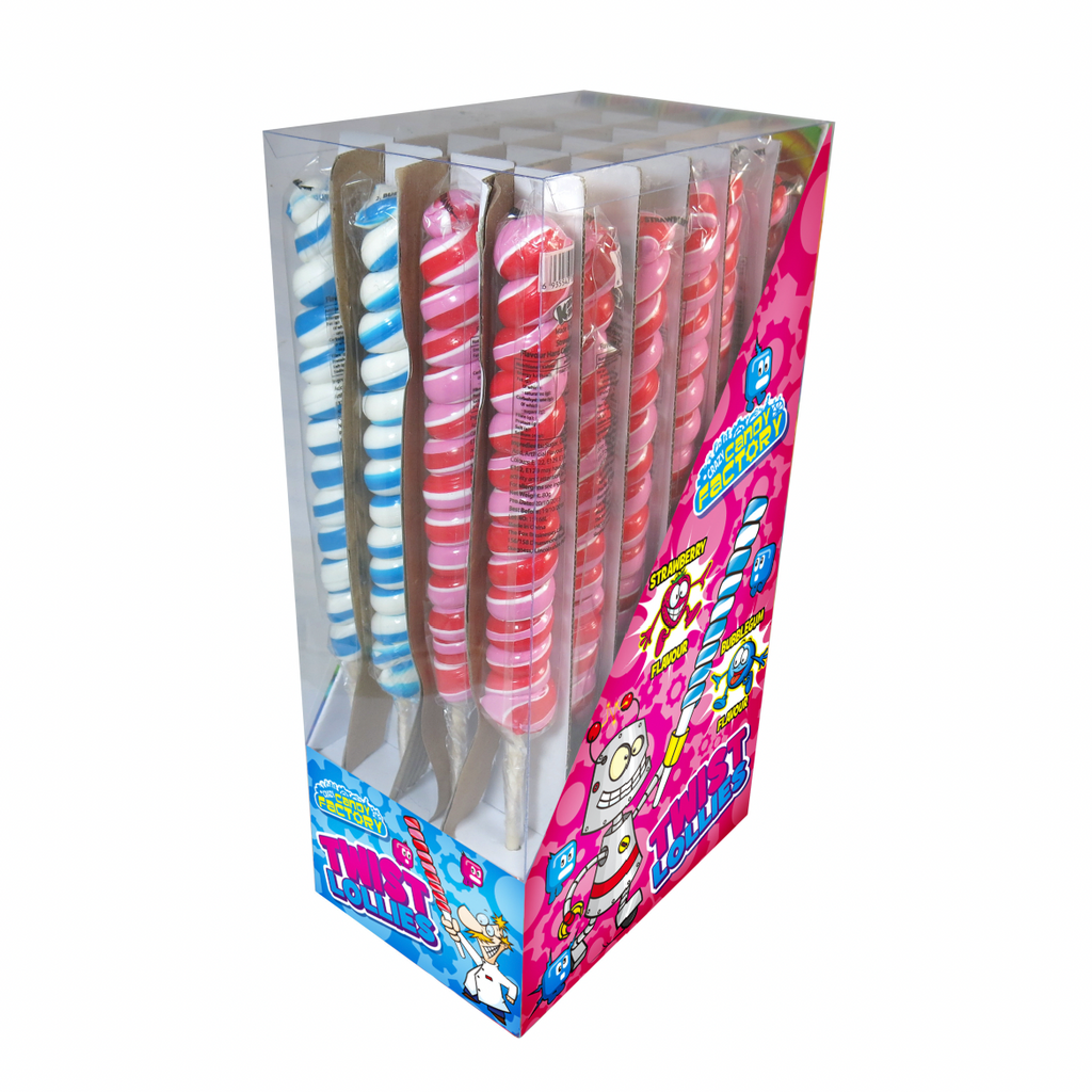 Twist Lollies Pink/Blue - Sugar Box