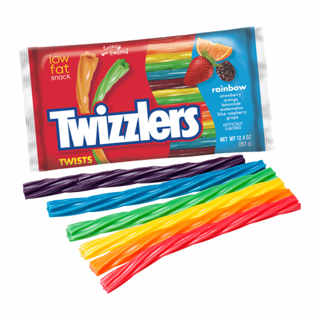 Twizzlers Rainbow Twist Big Bag 351g - Sugar Box