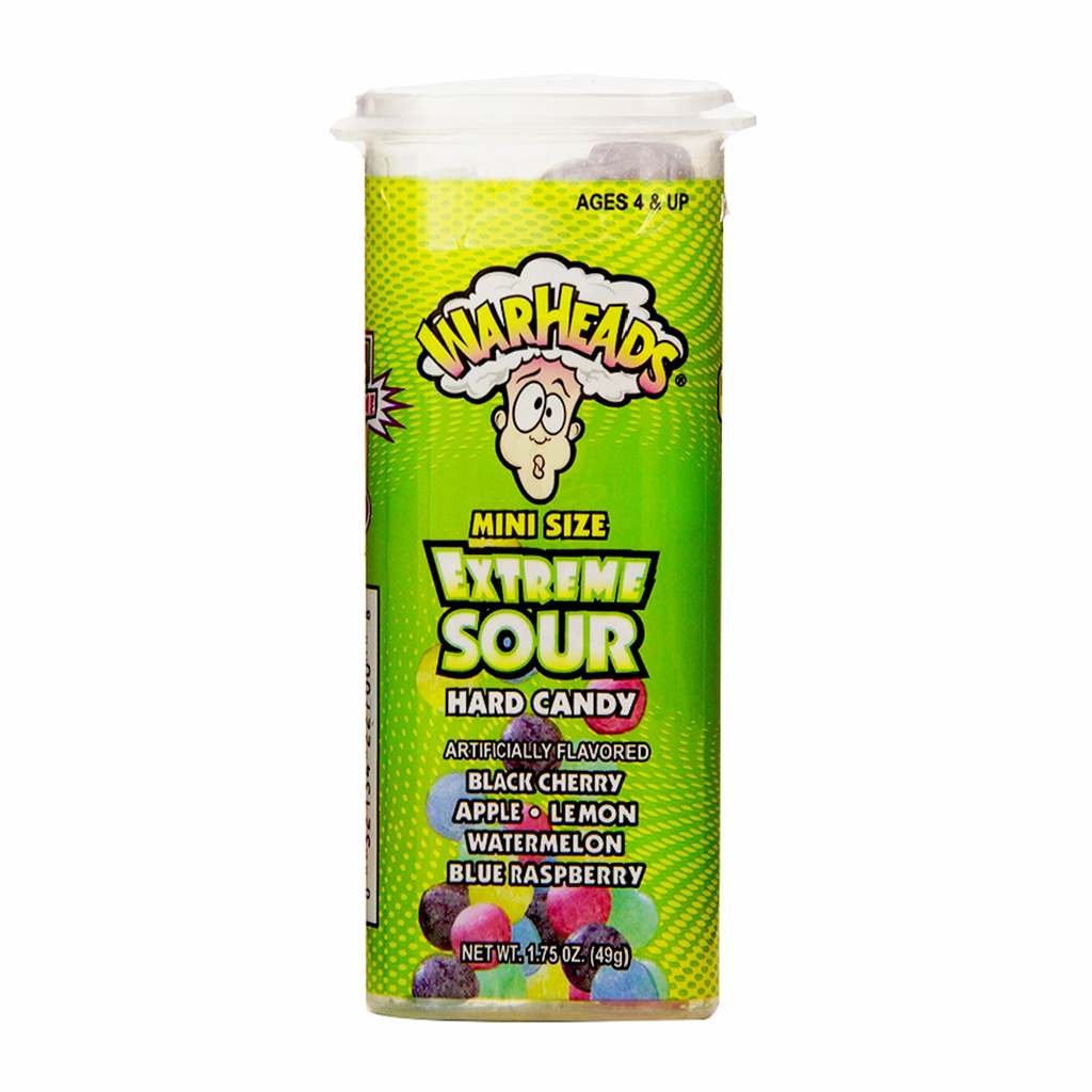 Warheads Extreme Sour Hard Candy Minis 49g - Sugar Box