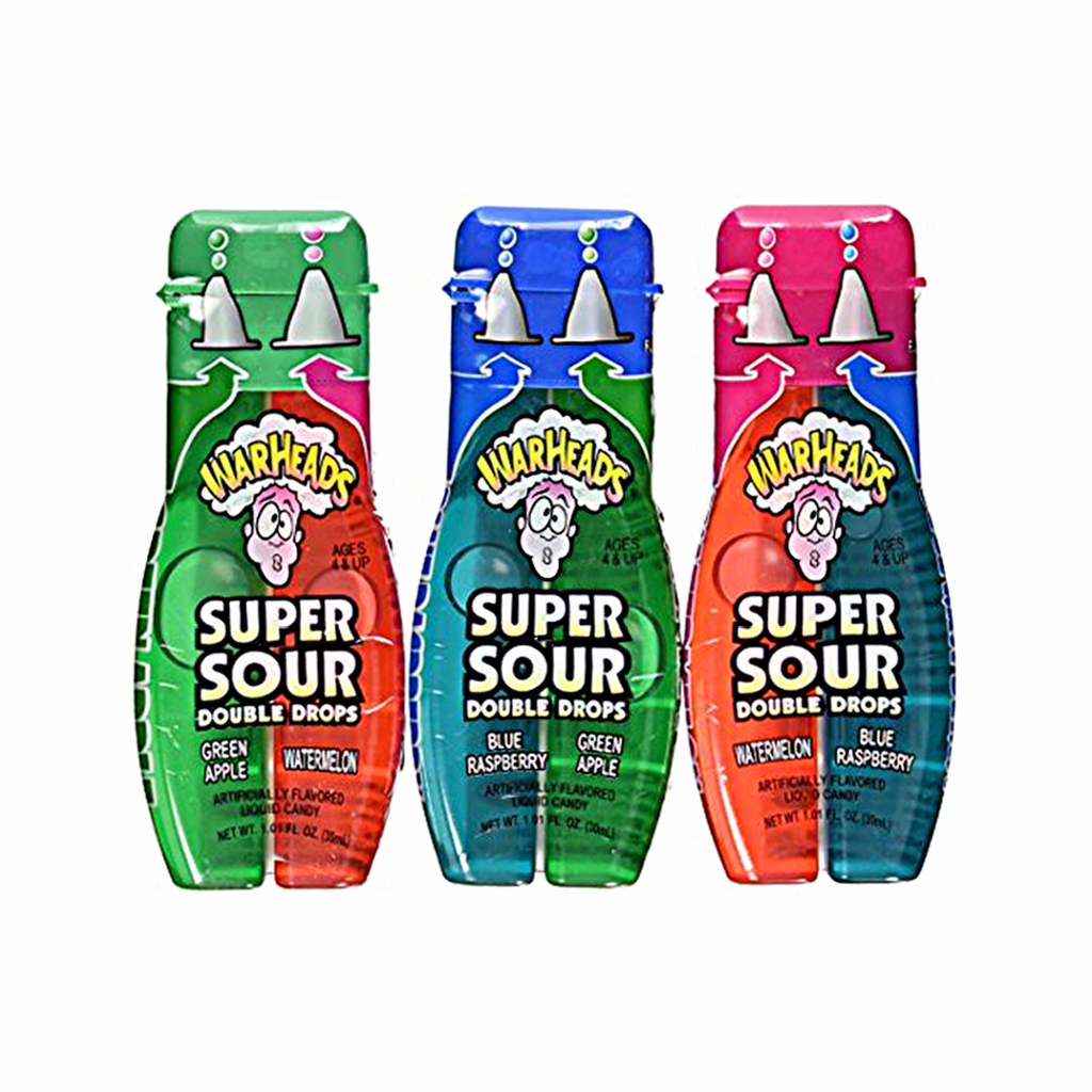 Warheads Super Sour Double Drops 28g - Sugar Box