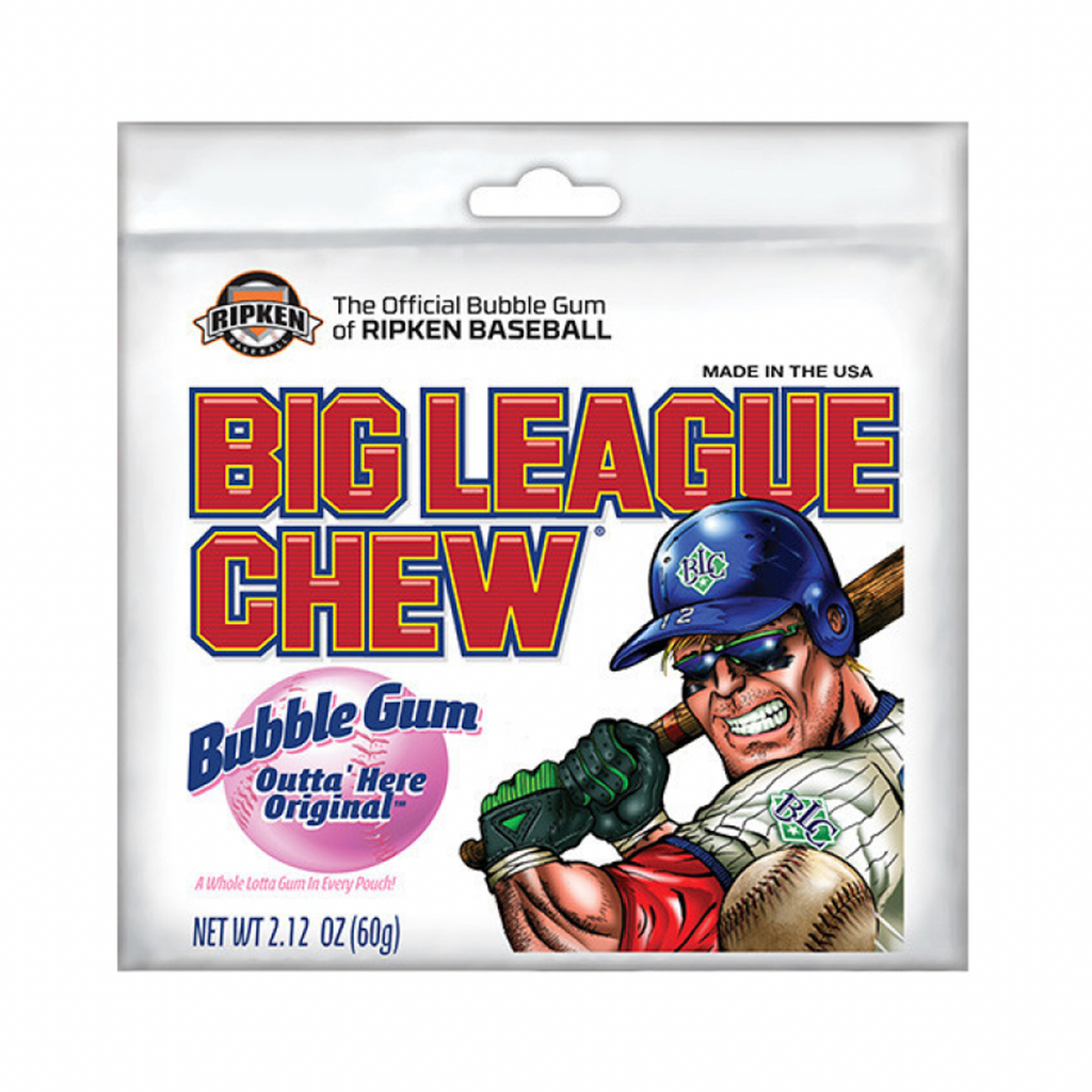 Big League Bubble Gum Original 60g - Sugar Box