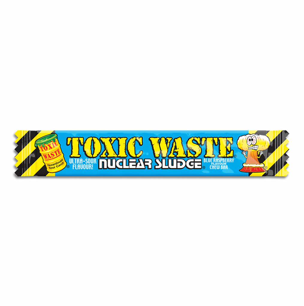 Toxic Waste Nuclear Sludge Bar Blue Raspberry - Sugar Box