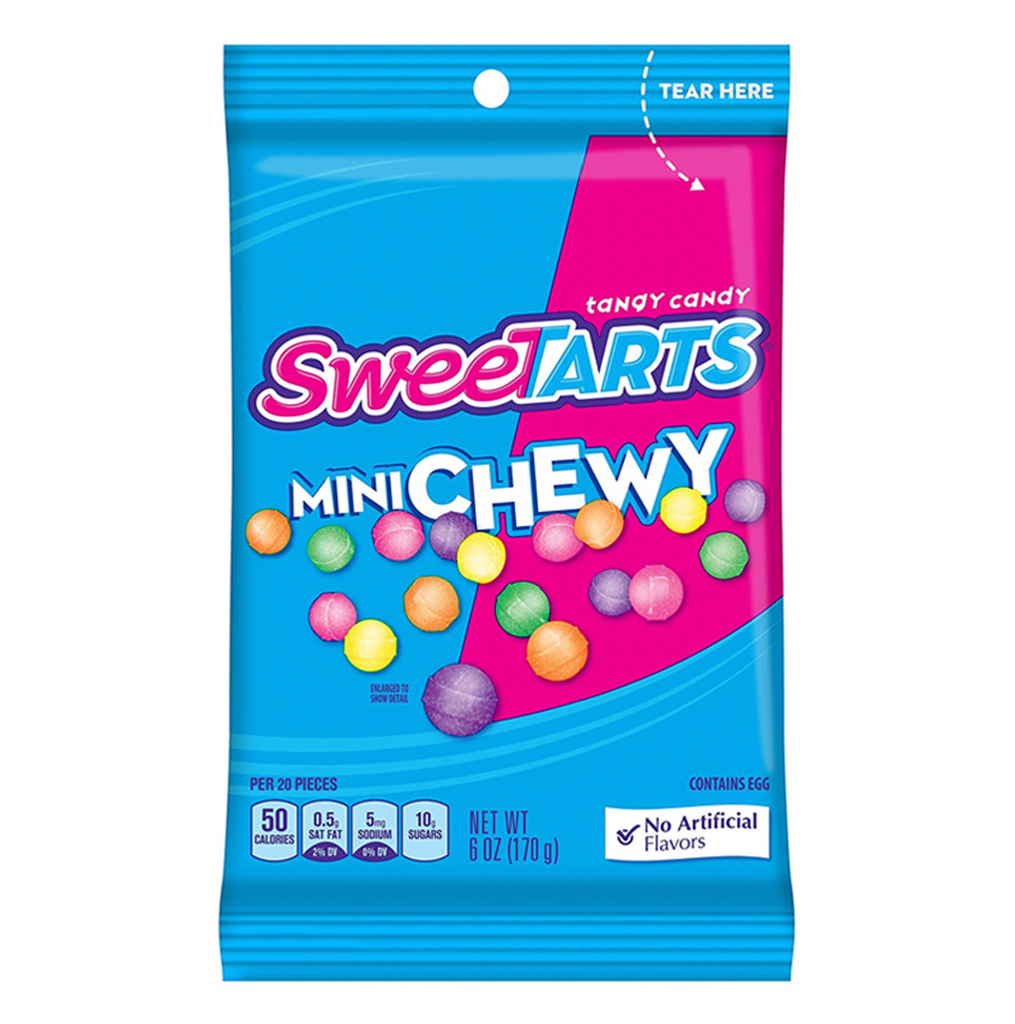 Sweetarts Mini Chewy Peg Bag 170g - Sugar Box