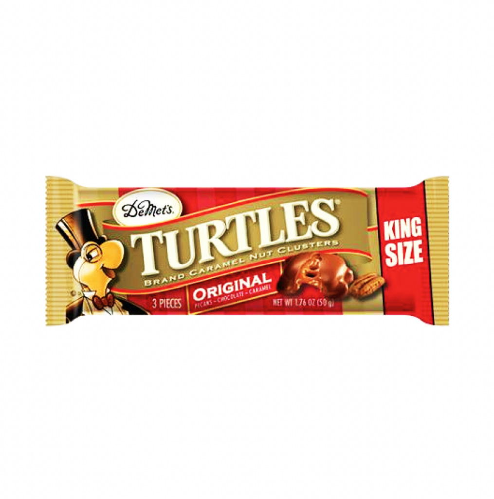 DeMet's Turtles Original 3 Piece King Size Bar - Sugar Box