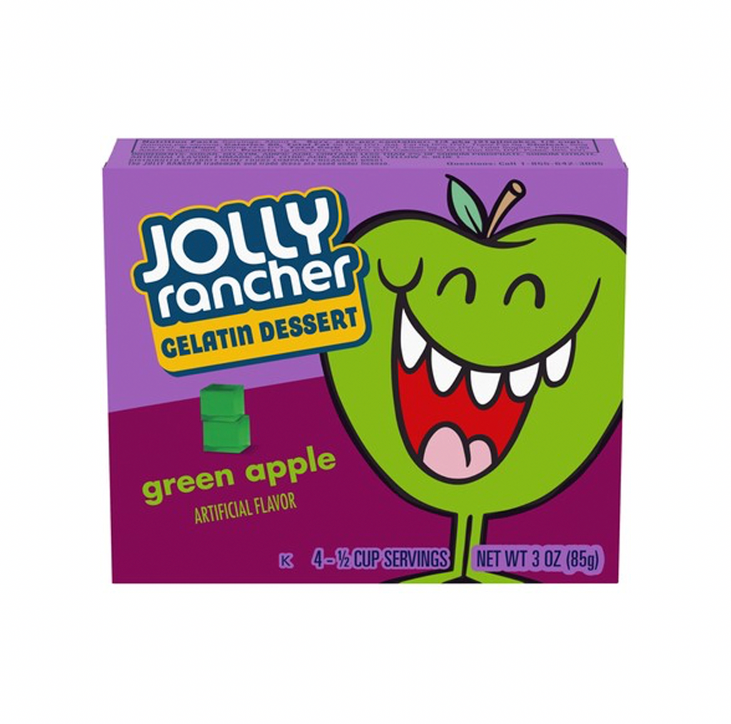Jolly Rancher Gelatin Dessert Green Apple 85g - Sugar Box