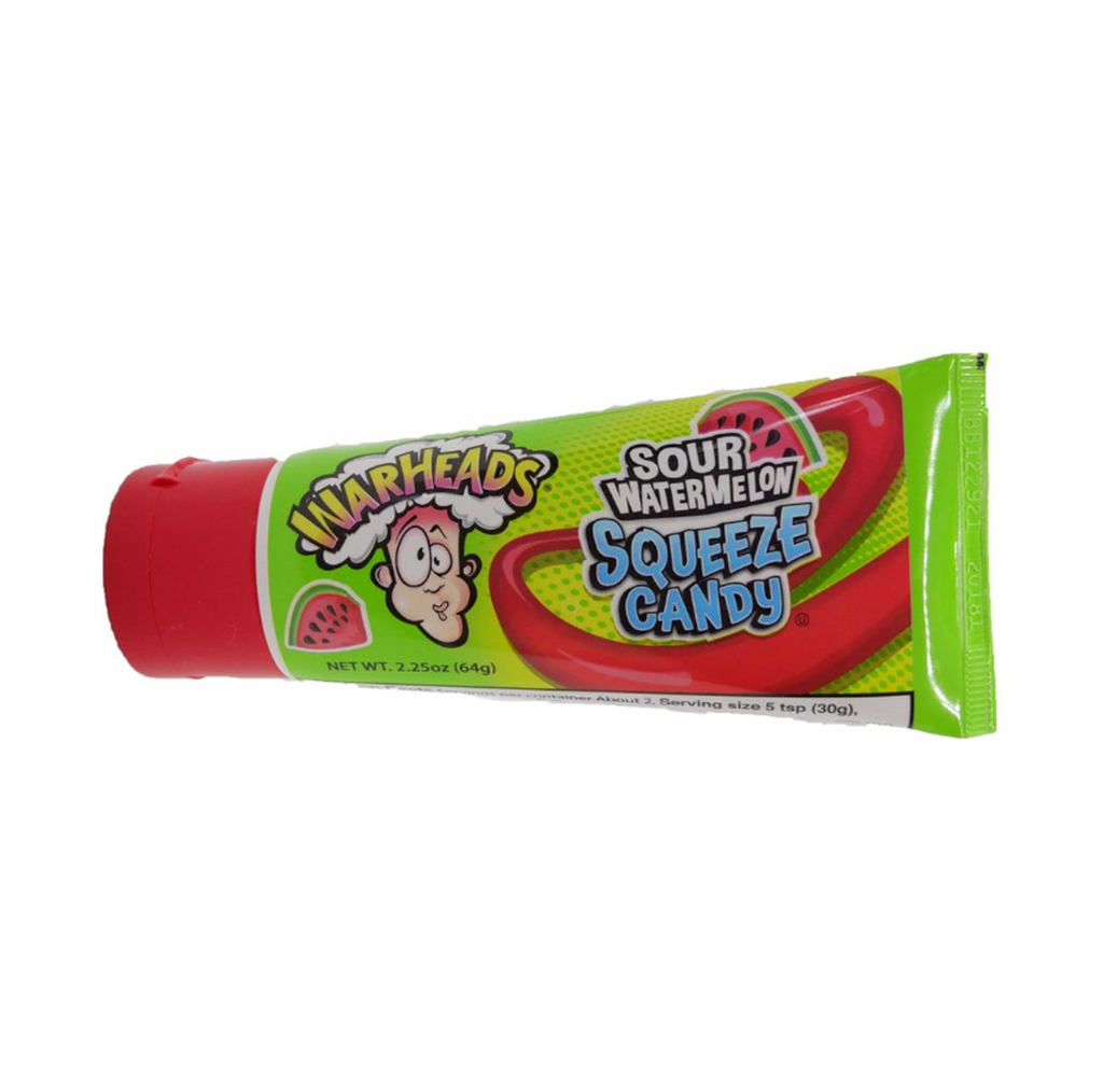 Warheads Squeeze Candy Sour Watermelon 64g - Sugar Box