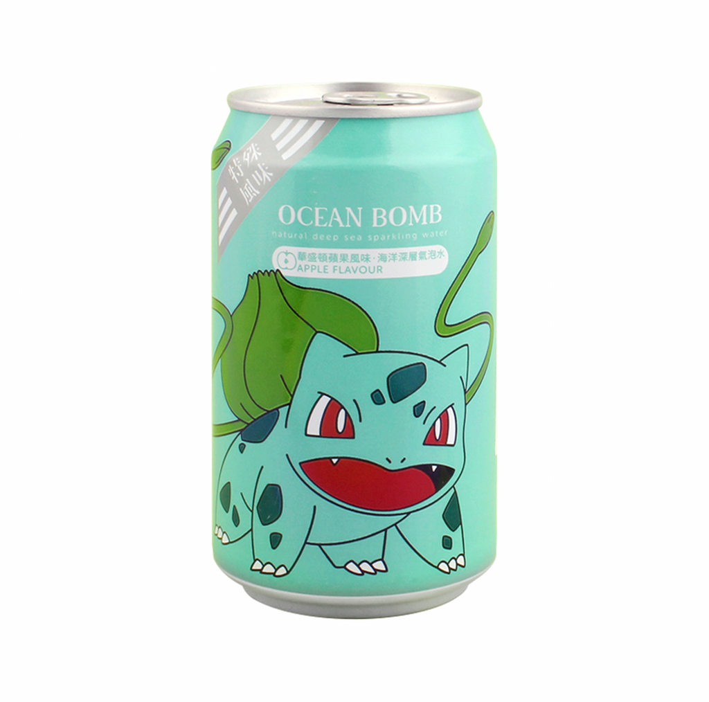 Ocean Bomb Pokemon Bulbasaur Apple 355ml - Sugar Box