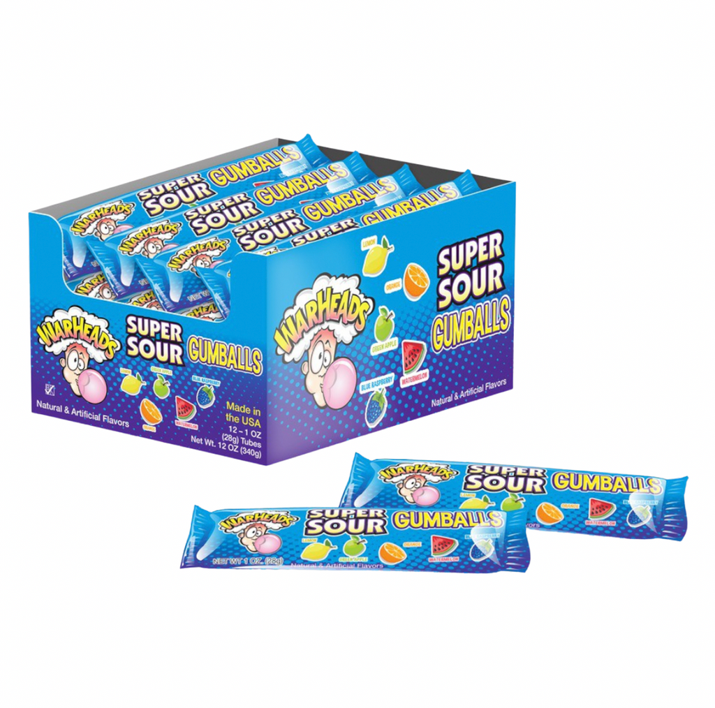 Warheads Super Sour Gumballs 28g - Sugar Box