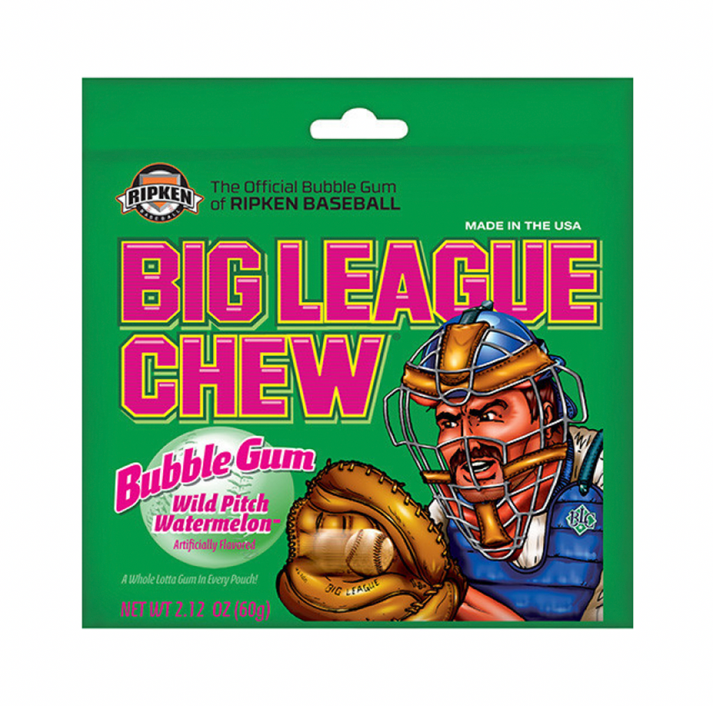 Big League Bubble Gum Watermelon 60g - Sugar Box