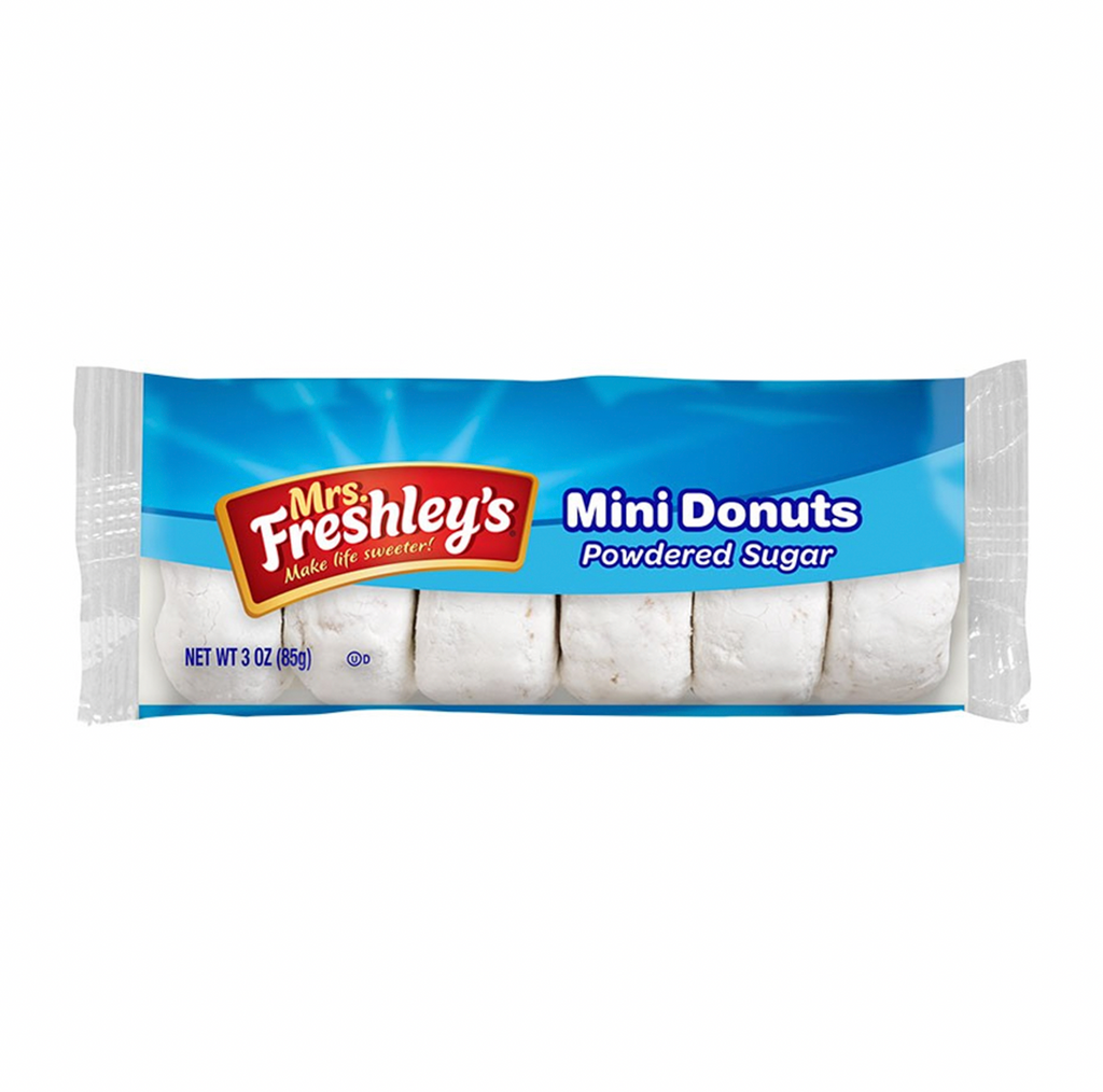Mrs Freshley's Powdered Mini Donuts 85g - Sugar Box