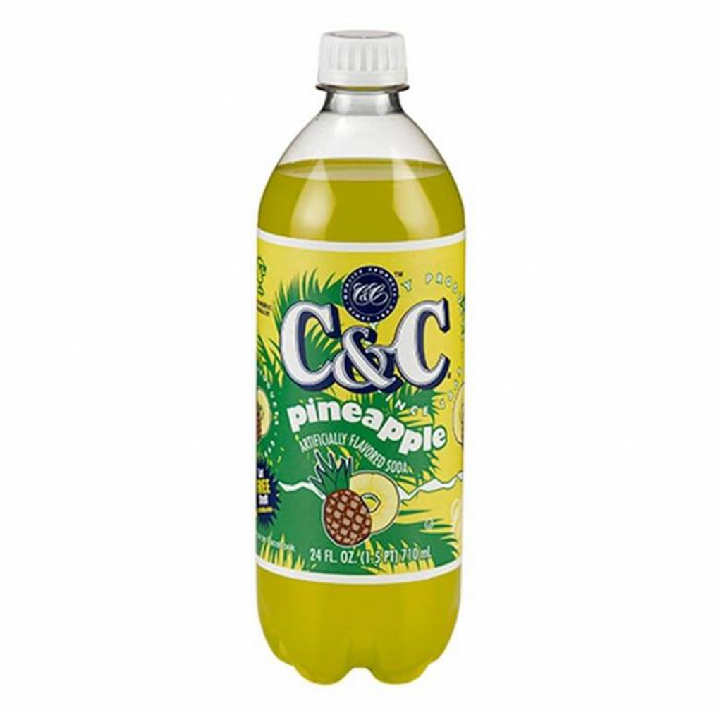 C&C Soda Pineapple 710ml - Sugar Box