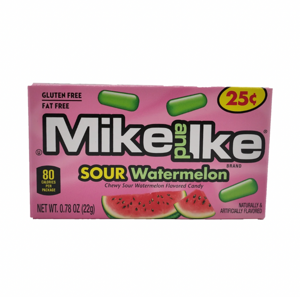 Mike and Ike Sour Watermelon 22g - Sugar Box