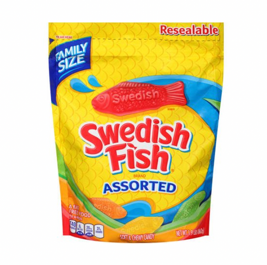 Swedish Fish Assorted Family Size 816g - Sugar Box