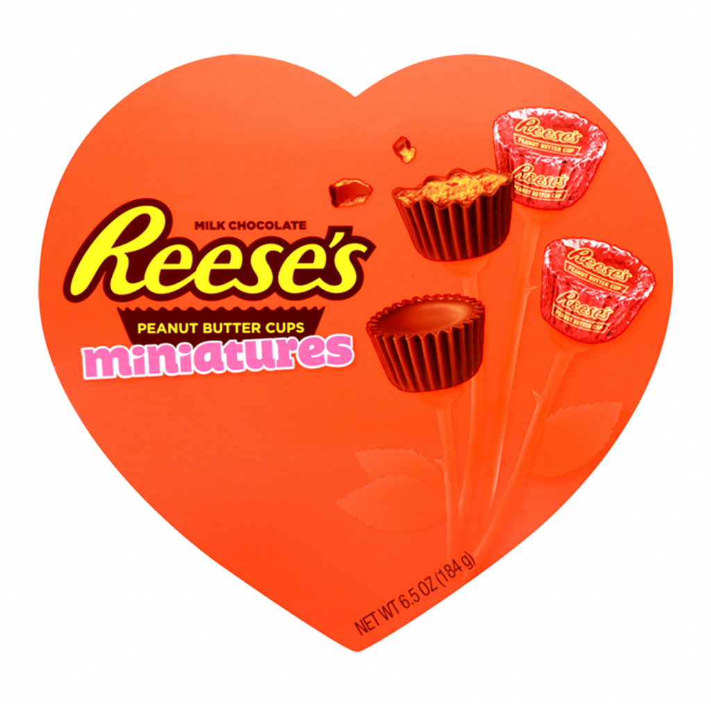 Reese's Peanut Butter Cups Miniatures Heart Box 184g - Sugar Box