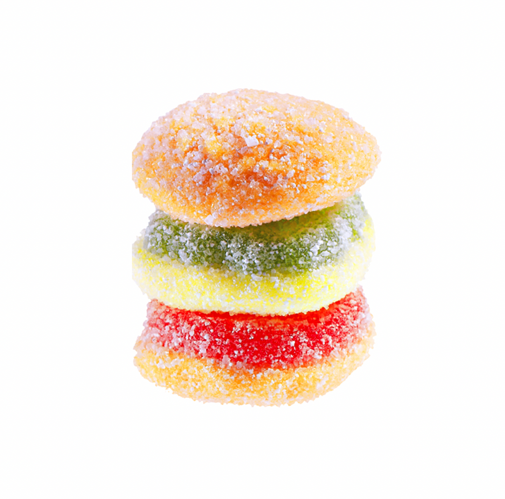 eFrutti Gummi Sour Mini Burger 9g - Sugar Box