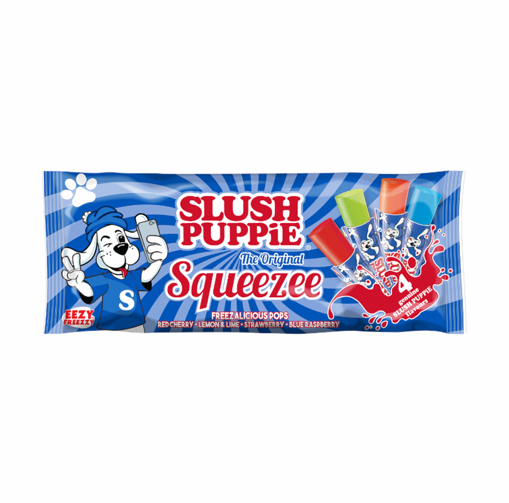 Slush Puppie Squeezee Fruit Flavour Freeze Pop 10 Pack - Sugar Box