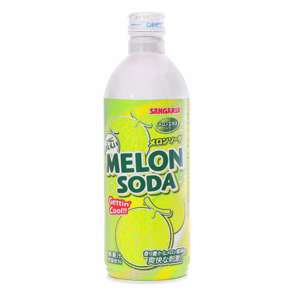 Ramune Sangaria Melon Soda 500ml - Sugar Box