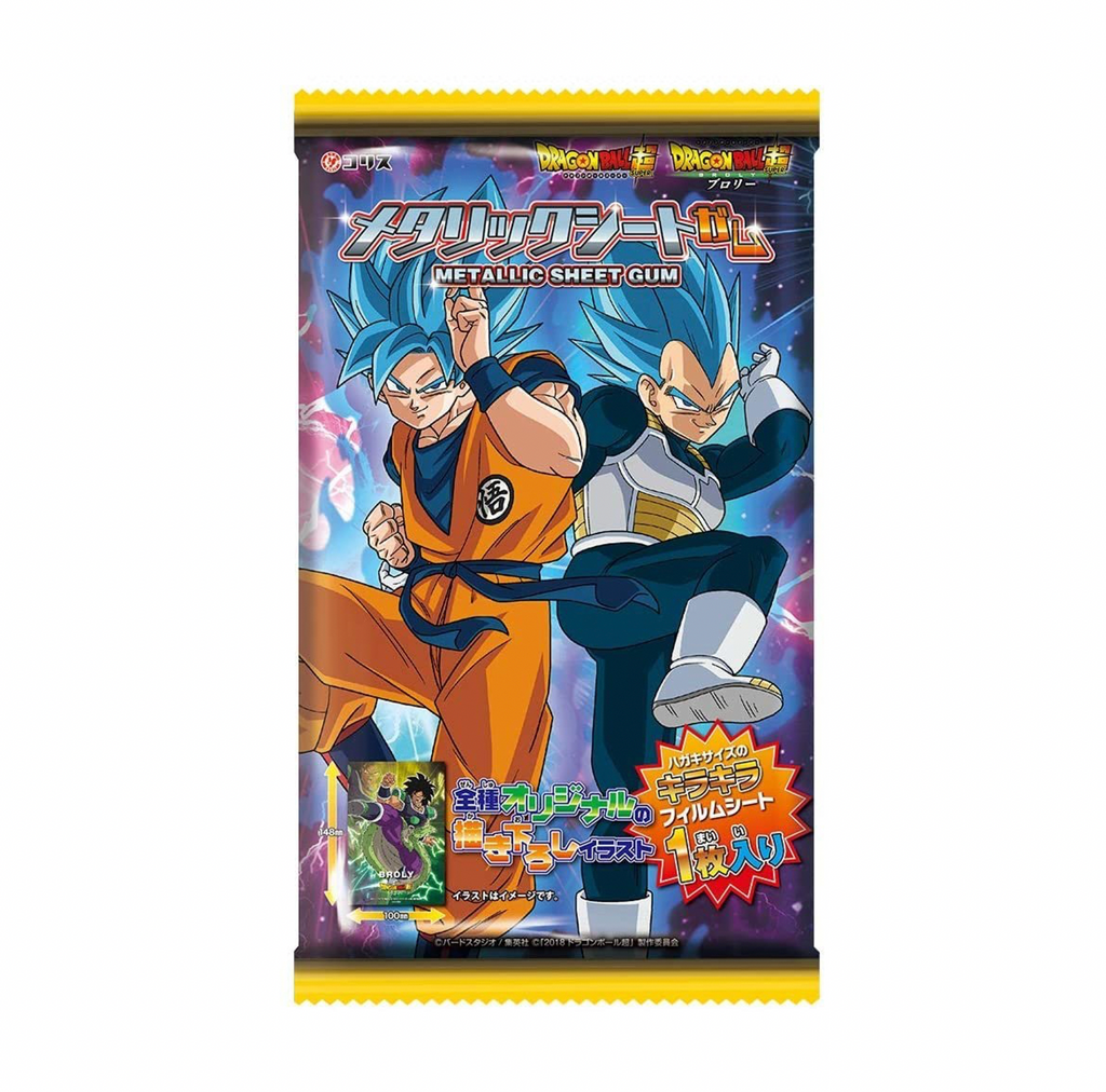 Coris Dragon Ball Metallic Sheet Gum 4g - Sugar Box