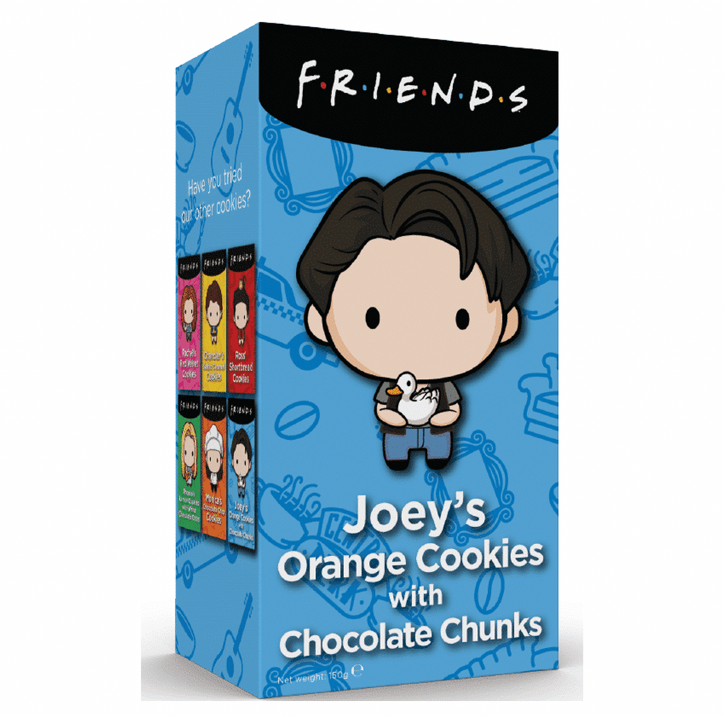 Friends Cookies Joey's Orange Cookies With Chocolate Chunks 150g - Sugar Box