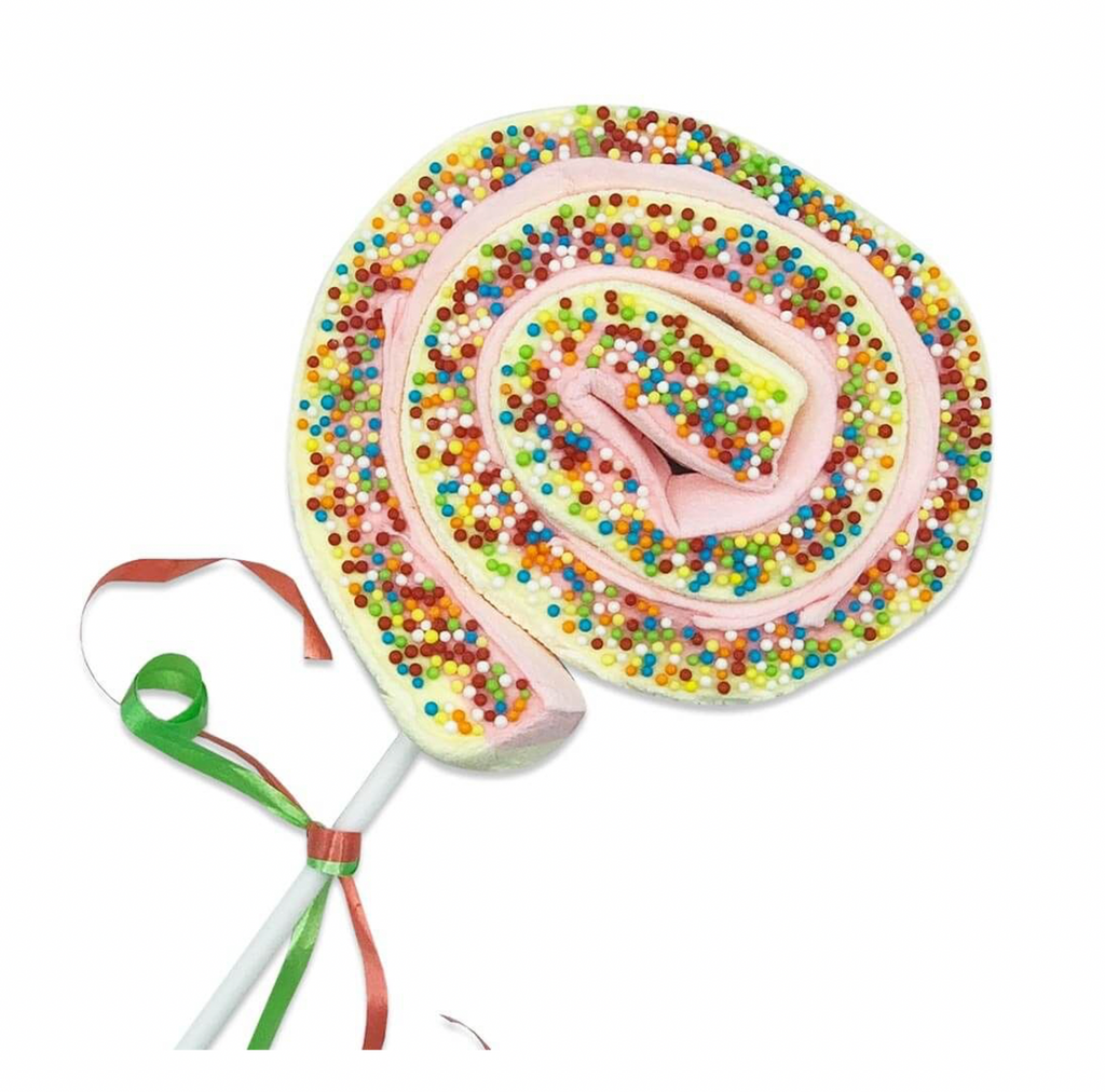 Mallow Wheel Swirl Lollipop 50g - Sugar Box