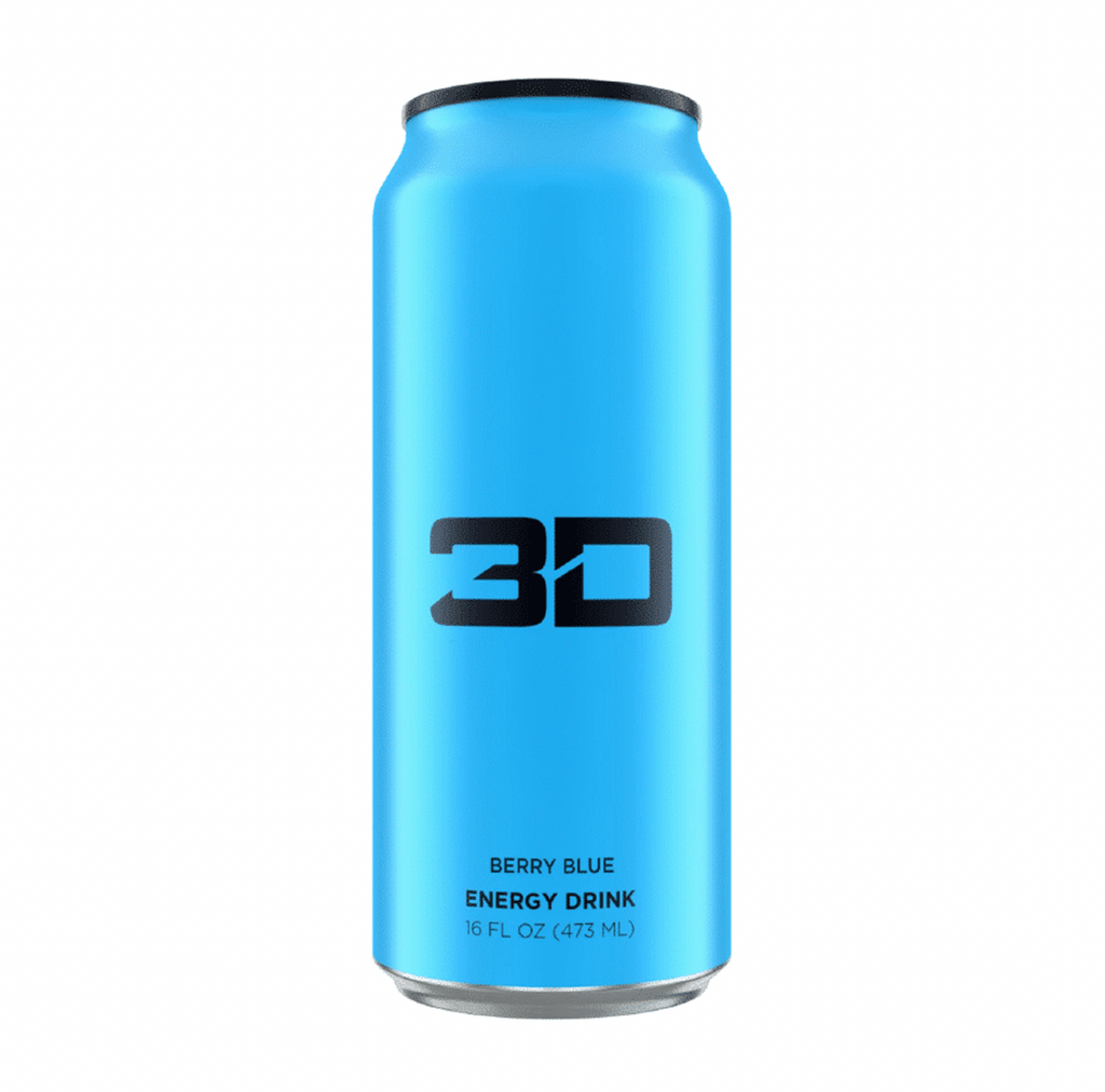 3D Energy Blue (Berry) 473ml - Sugar Box