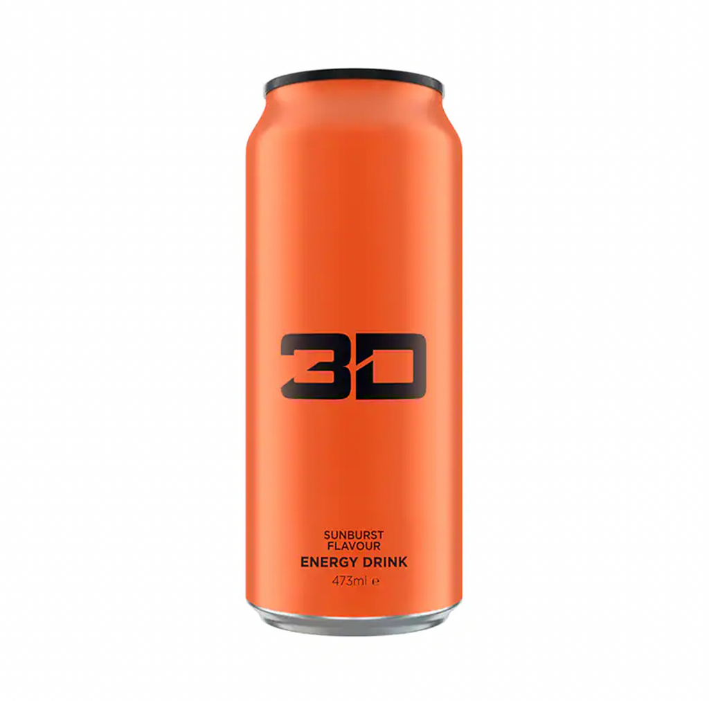 3D Energy Orange (Sunburst) 473ml - Sugar Box