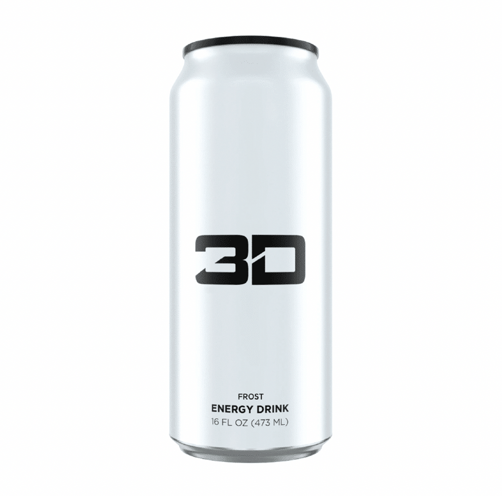 3D Energy White (Frost) 473ml - Sugar Box