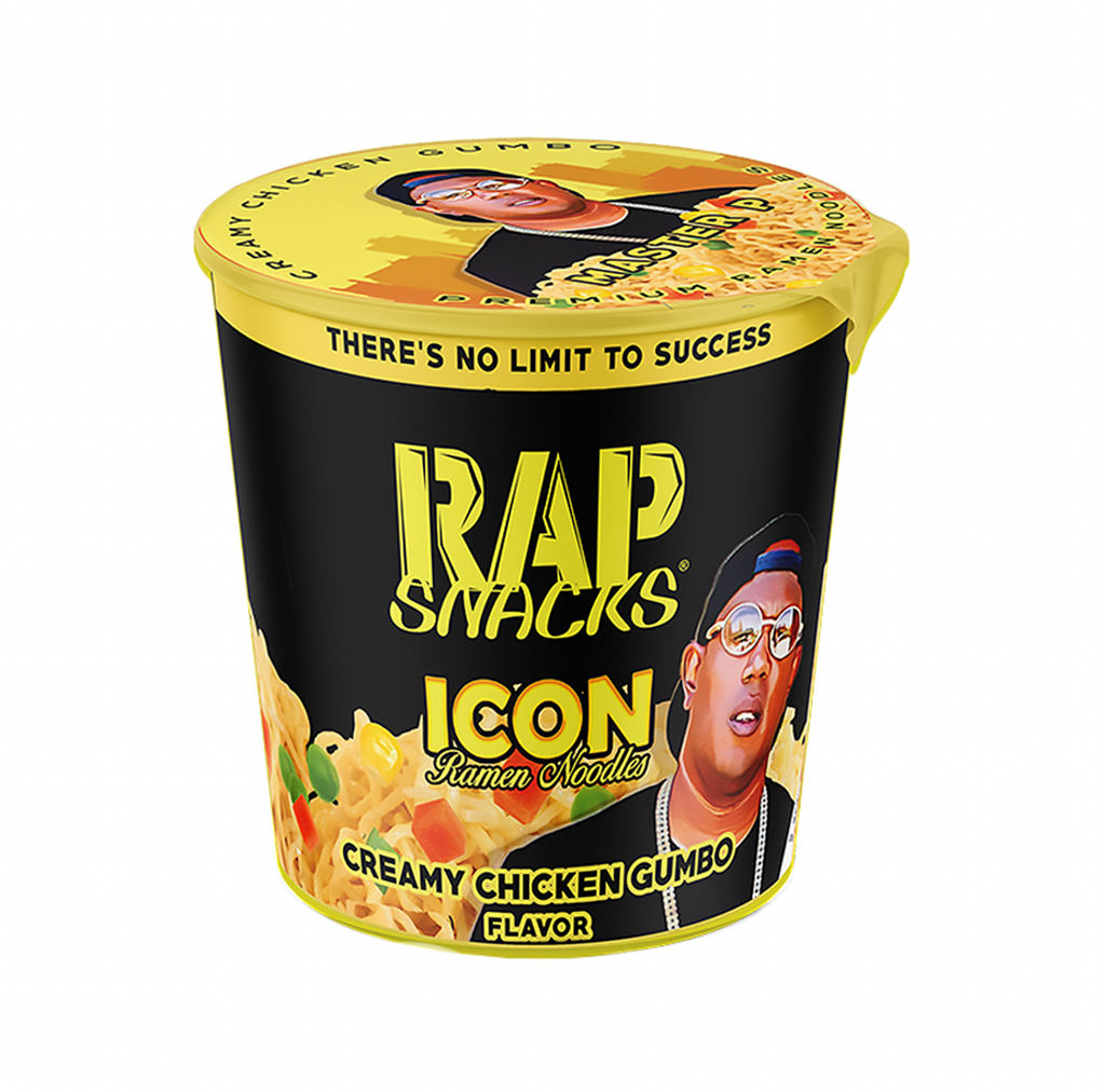 Rap Snacks Icon Ramen Noodles Creamy Chicken Gumbo Master P 64g - Sugar Box