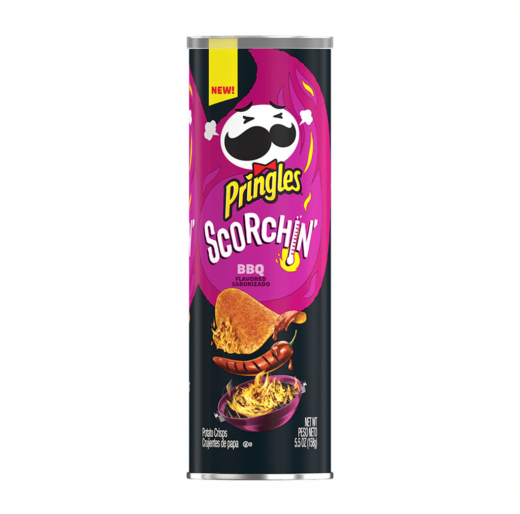 Pringles Scorchin' BBQ 158g - Sugar Box