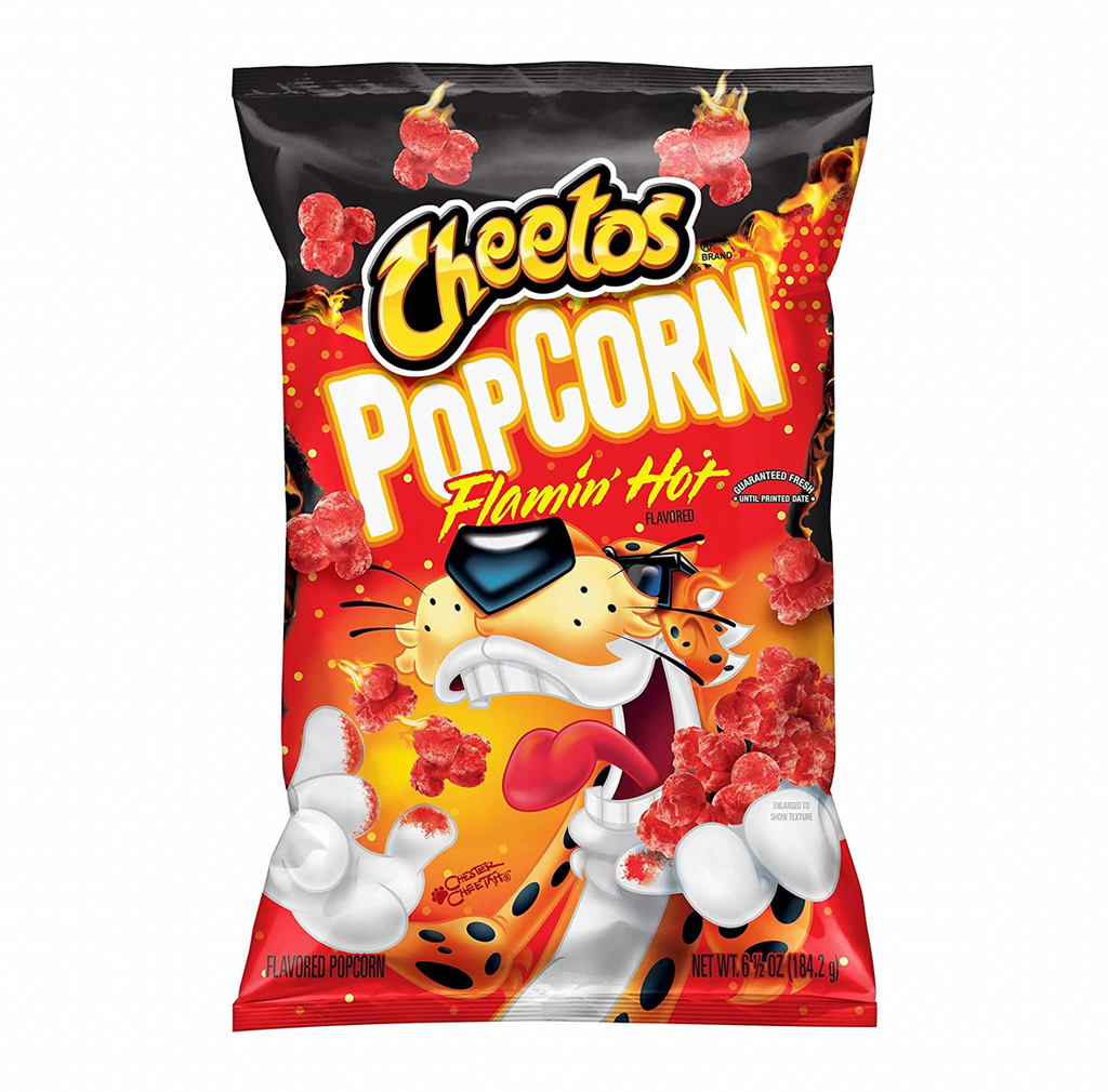Cheetos Flamin' Hot Popcorn 184.2g - Sugar Box