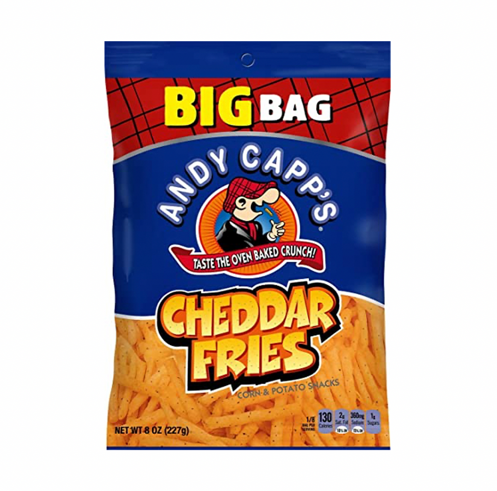 Andy Capp Cheddar Fries Big Bag 226g - Sugar Box