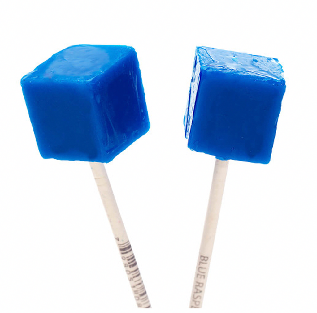 Espeez Blue Raspberry Cube Pops - Sugar Box